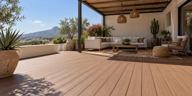 ¿El deck WPC se calienta con el sol? Cómo elegirlo para tu terraza