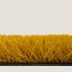 Pasto sintético amarillo