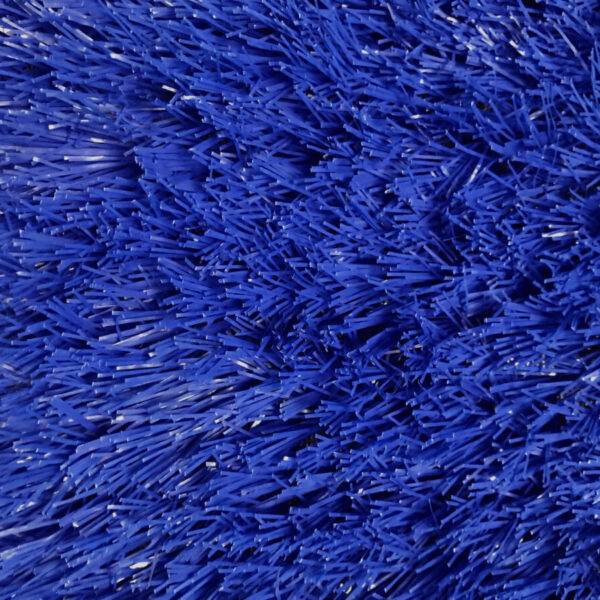 Pasto sintético azul