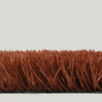 Pasto sintético rojo