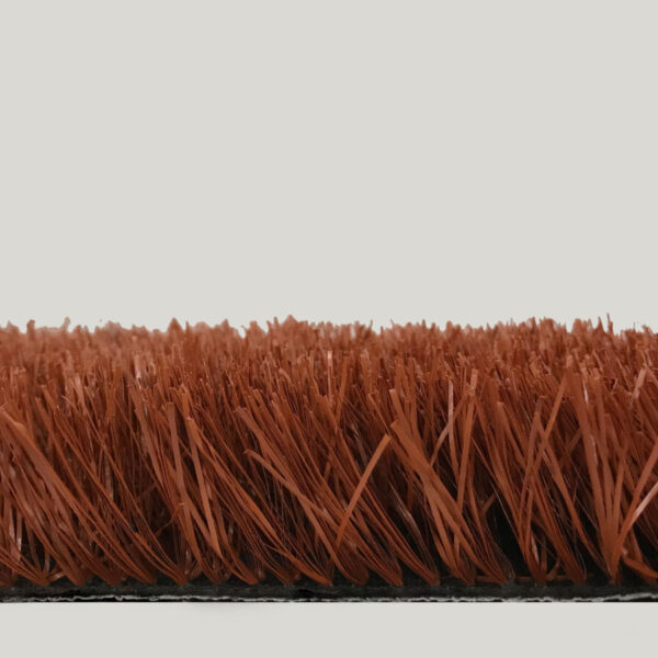 Pasto sintético rojo